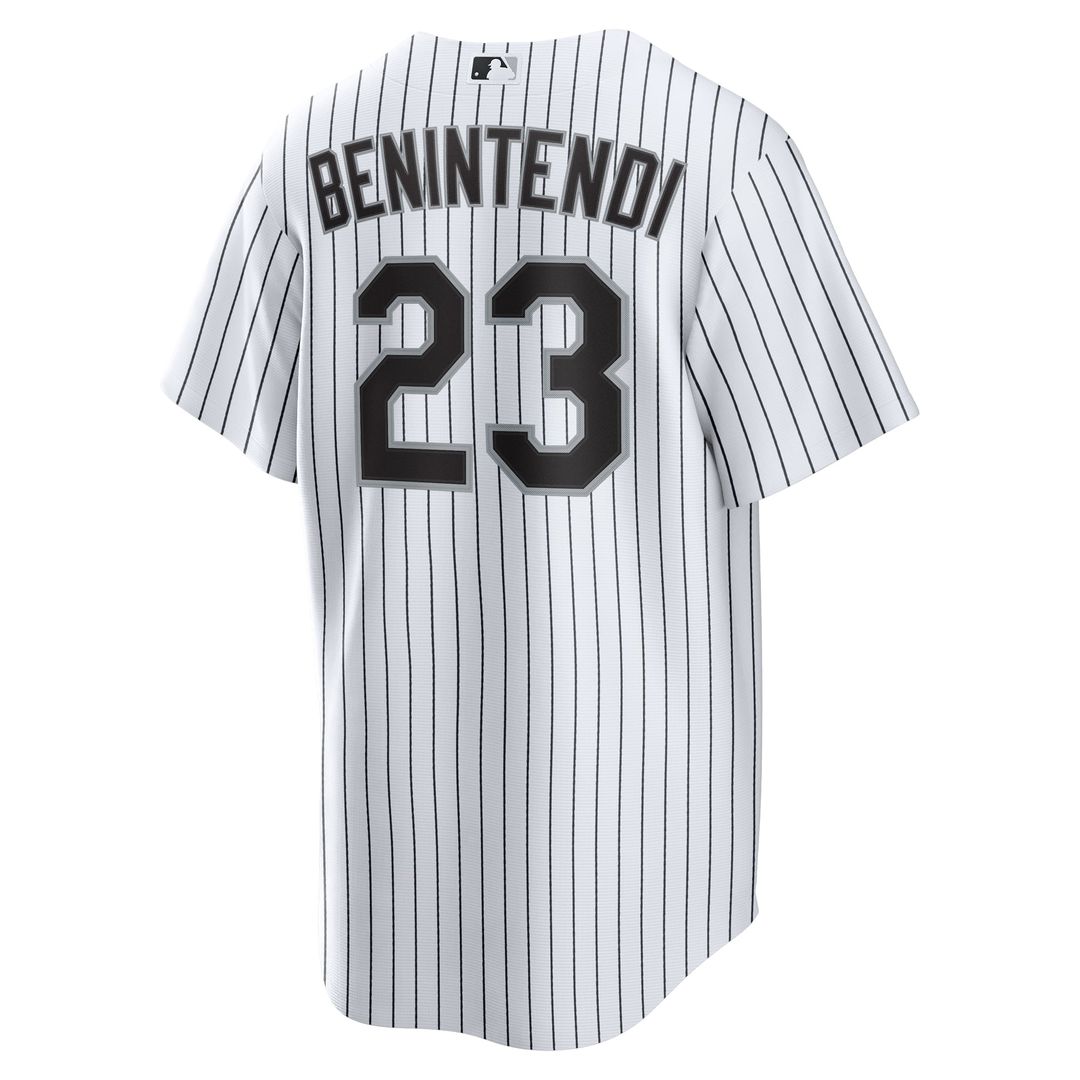 Chicago White Sox Andrew Benintendi Home Player Jersey — White/Black