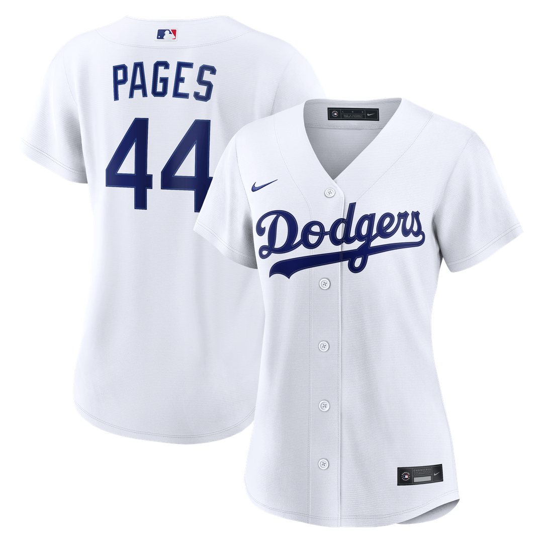 Los Angeles Dodgers Andy Pages Women's Home Replica Jersey — White