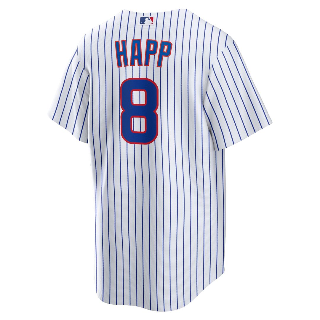 Chicago Cubs Ian Happ Home Replica Jersey — White