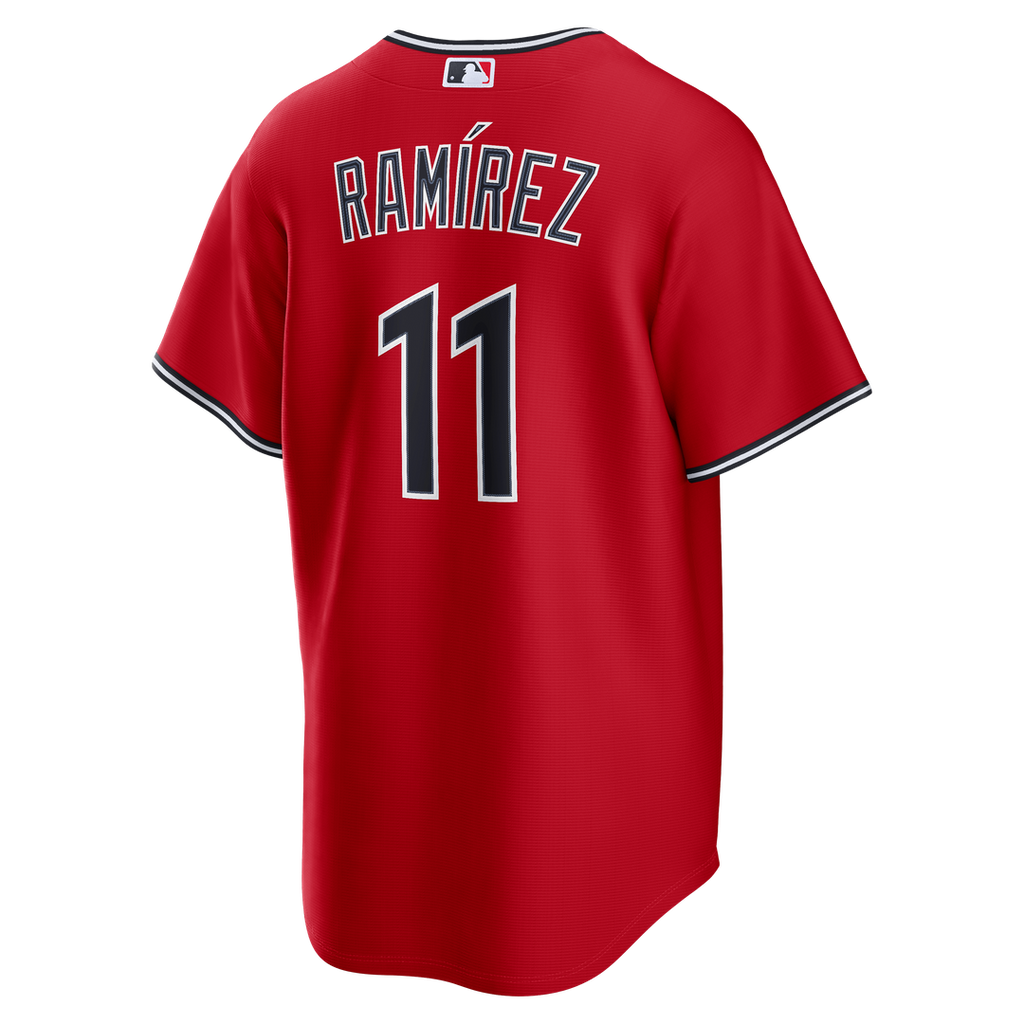 Cleveland Guardians José Ramírez Alternate Replica Jersey — Red