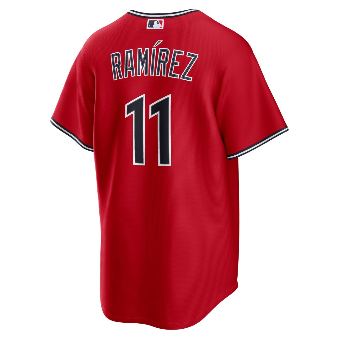 Cleveland Guardians José Ramírez Alternate Replica Jersey — Red