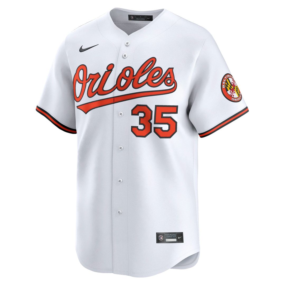 Baltimore Orioles Adley Rutschman Home Limited Jersey — White