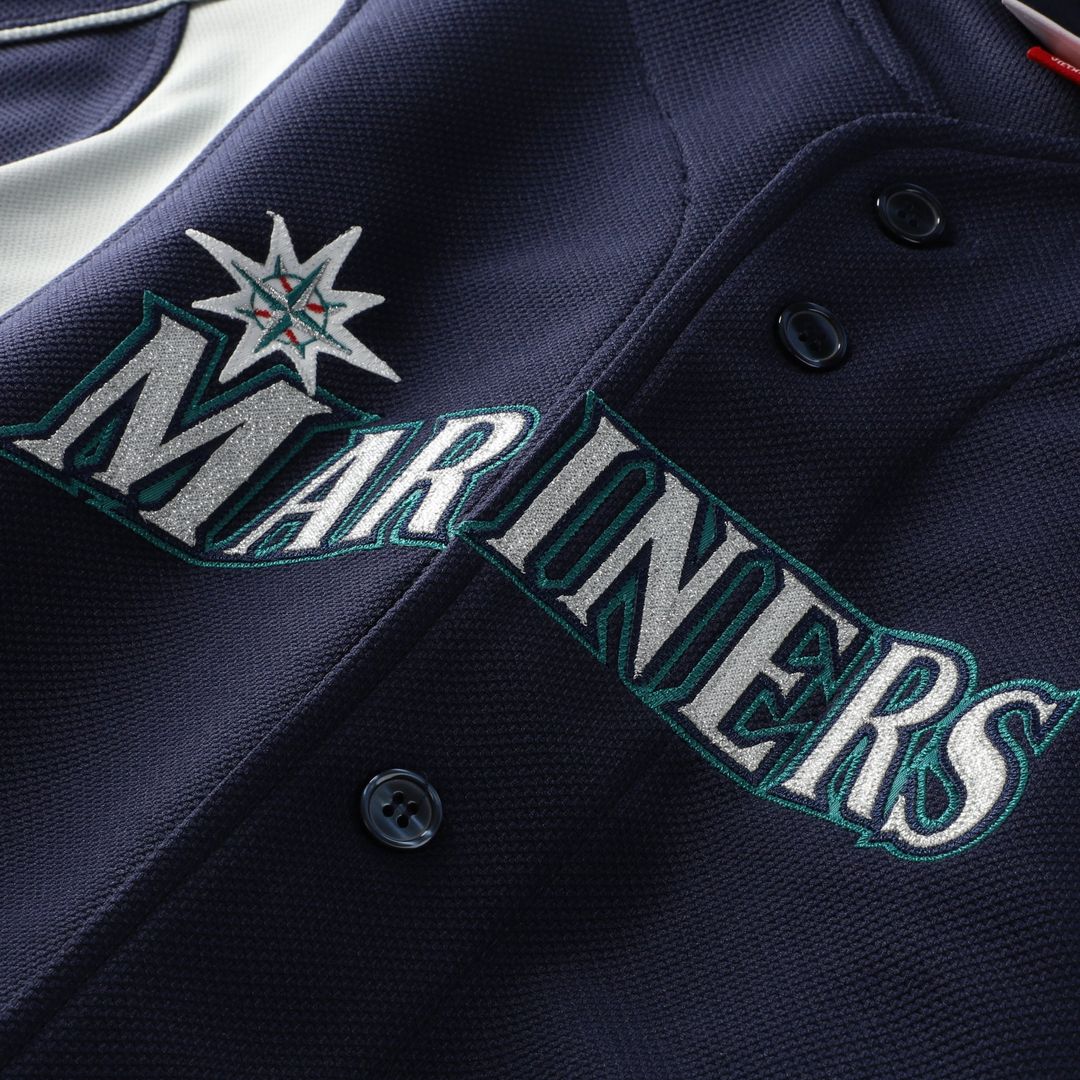 Seattle Mariners Ichiro Suzuki Cooperstown Batting Practice Jersey — Navy