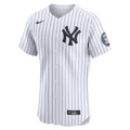New York Yankees Derek Jeter Home 2020 Hall of Fame Induction Patch Elite Jersey — White
