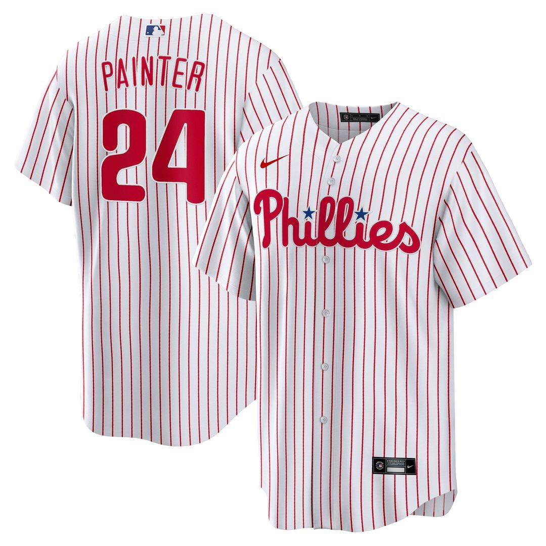Philadelphia Phillies Andrew Painter Home Replica Jersey — White