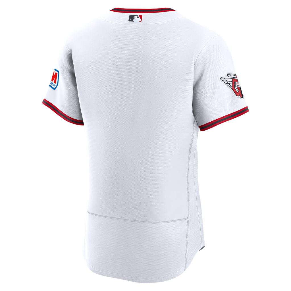 Cleveland Guardians Alternate Authentic Sponsor Patch Jersey — Navy