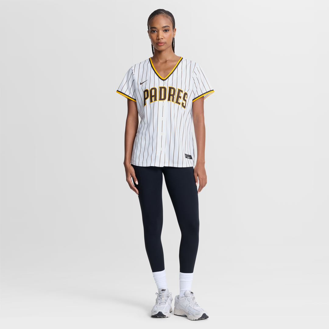 San Diego Padres Luis Campusano Women's Home Replica Jersey — White