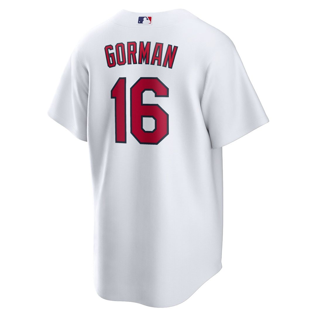 St. Louis Cardinals Nolan Gorman Home Replica Jersey — White