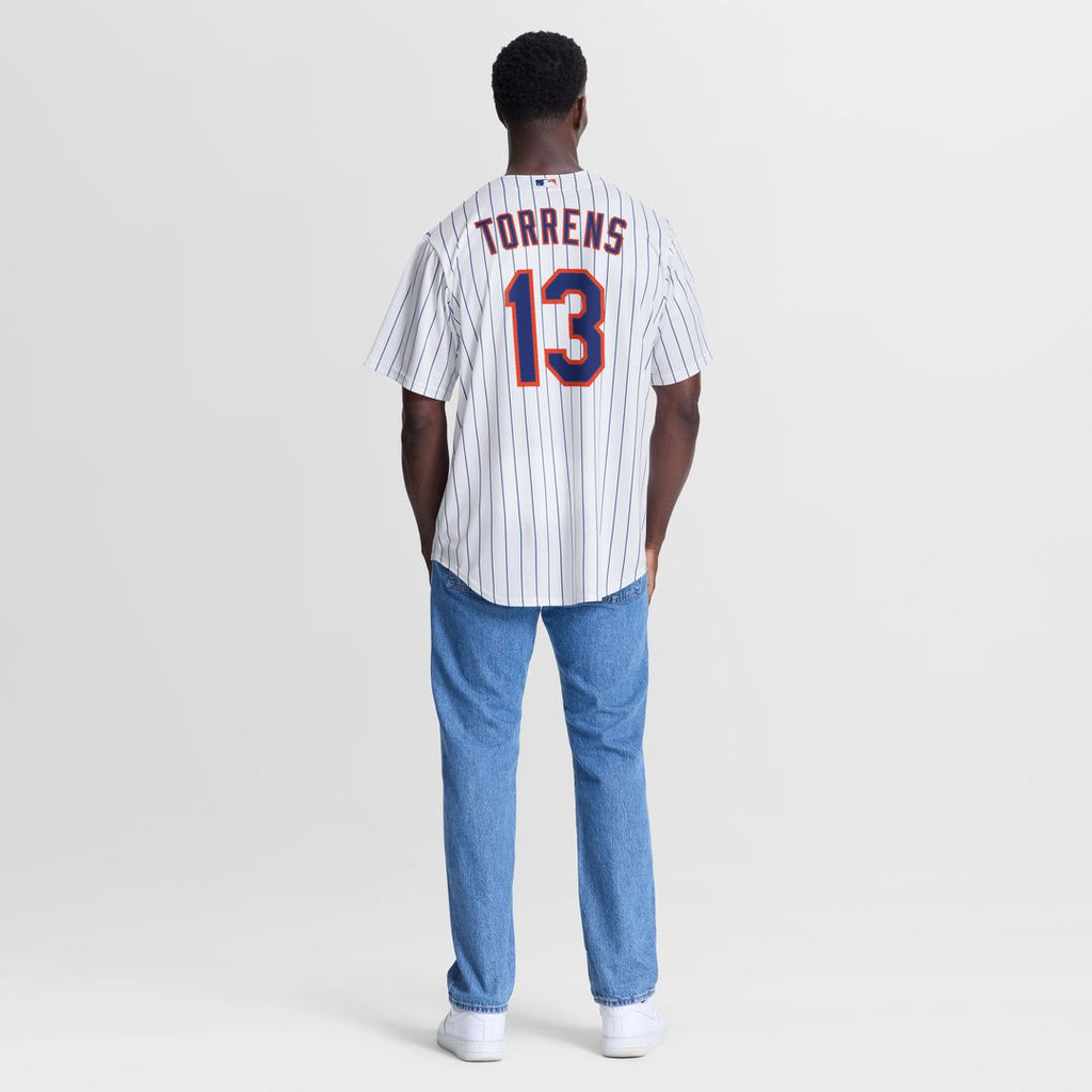 New York Mets Luis Torrens Home Replica Jersey — White
