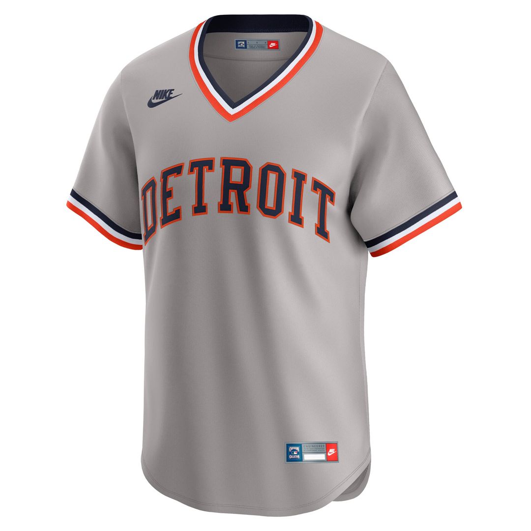Detroit Tigers Alan Trammell Cooperstown Limited Jersey — Gray