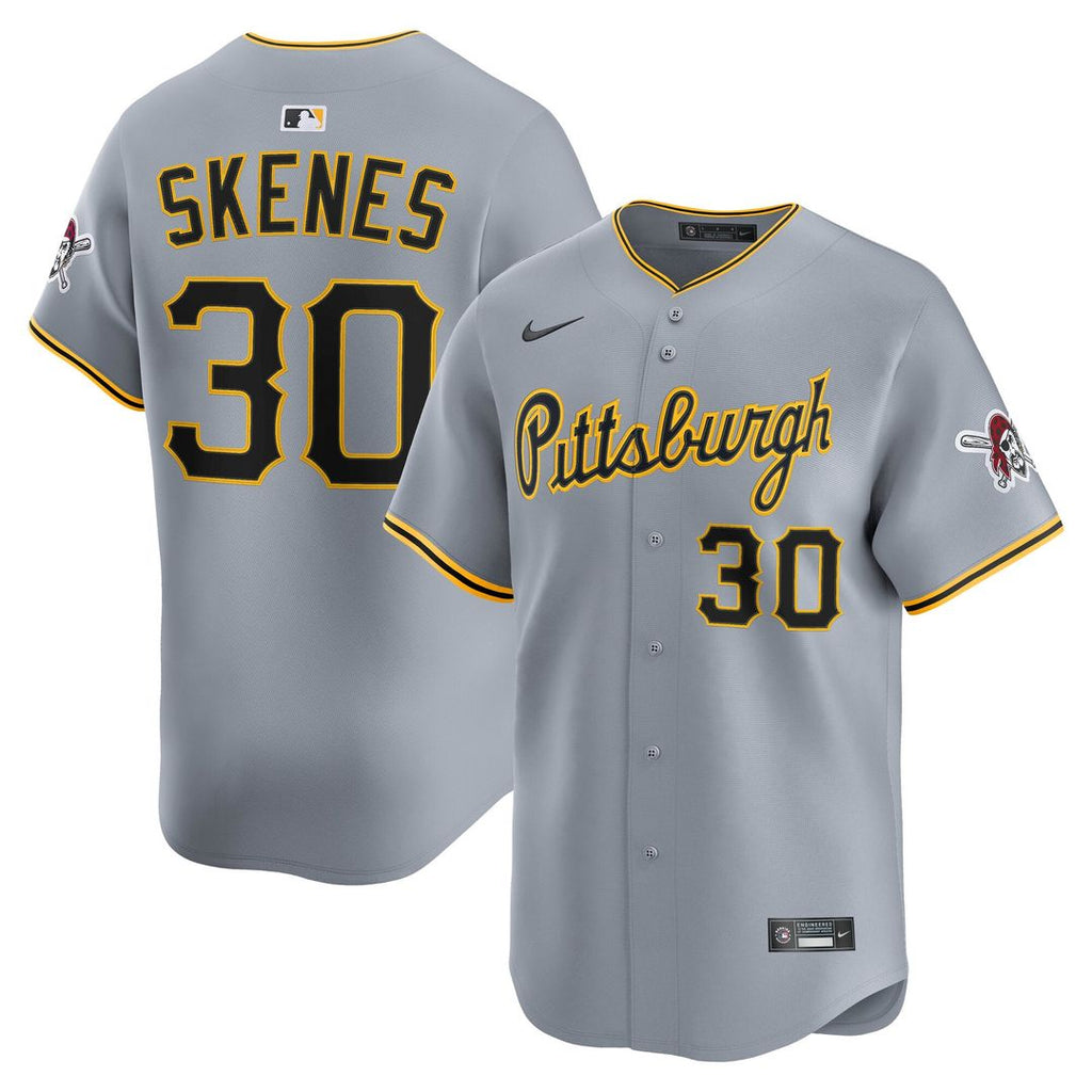 Pittsburgh Pirates Paul Skenes Road Limited Jersey — Gray
