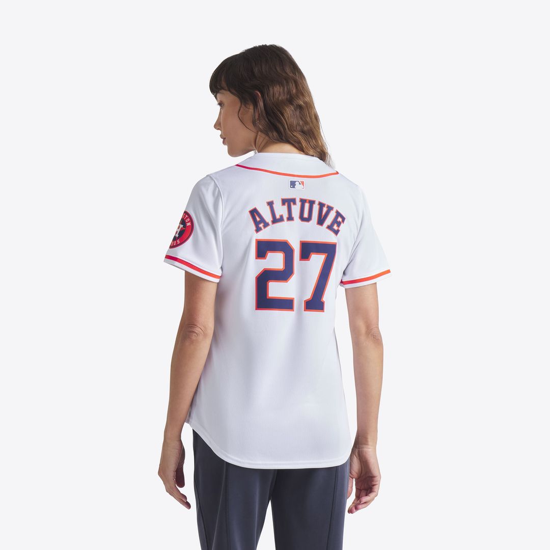 Houston Astros Jose Altuve Women's Home Limited Jersey — White