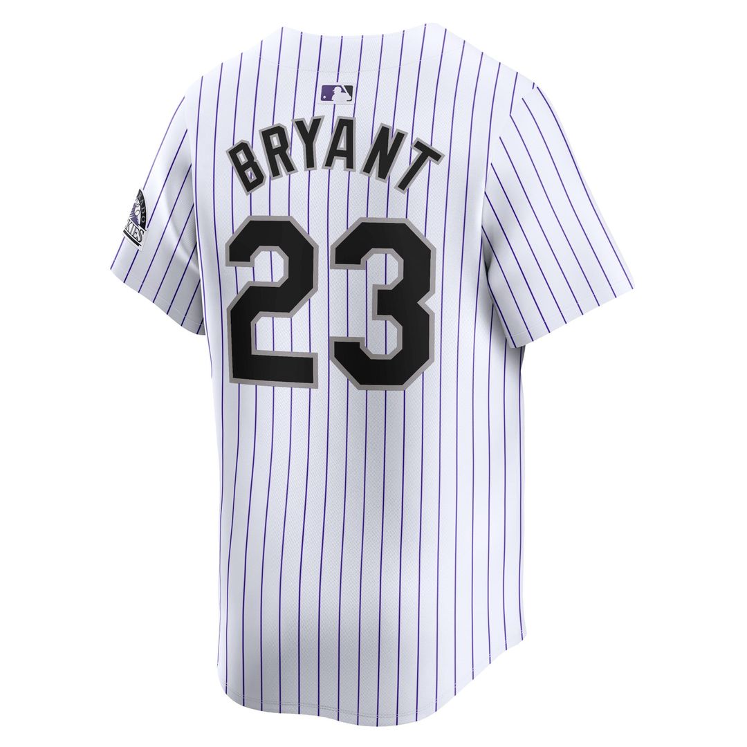 Colorado Rockies Kris Bryant Home Limited Jersey — White