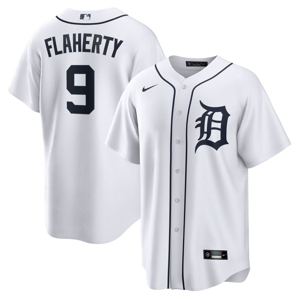 Detroit Tigers Jack Flaherty Home Replica Jersey — White