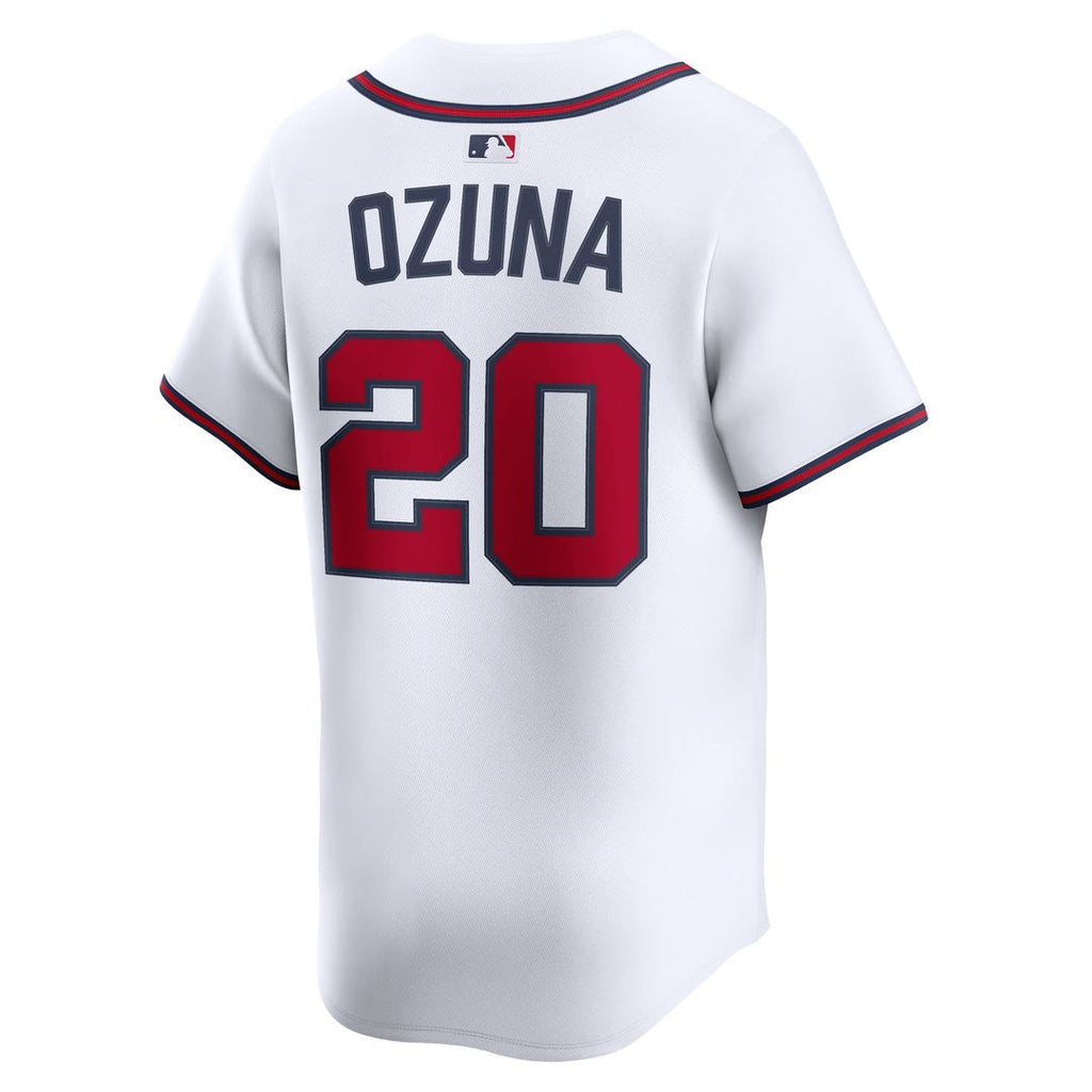 Atlanta Braves Marcell Ozuna Home Limited Jersey — White