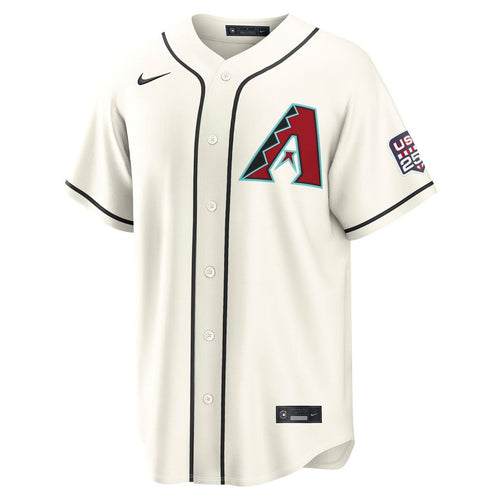 Arizona Diamondbacks Corbin Carroll USA 250 Fourth of July Home Stadium Jersey — Cream