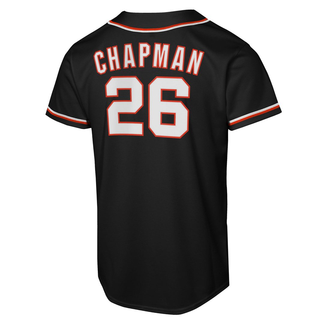 San Francisco Giants Matt Chapman Youth Fashion Replica Jersey — Black