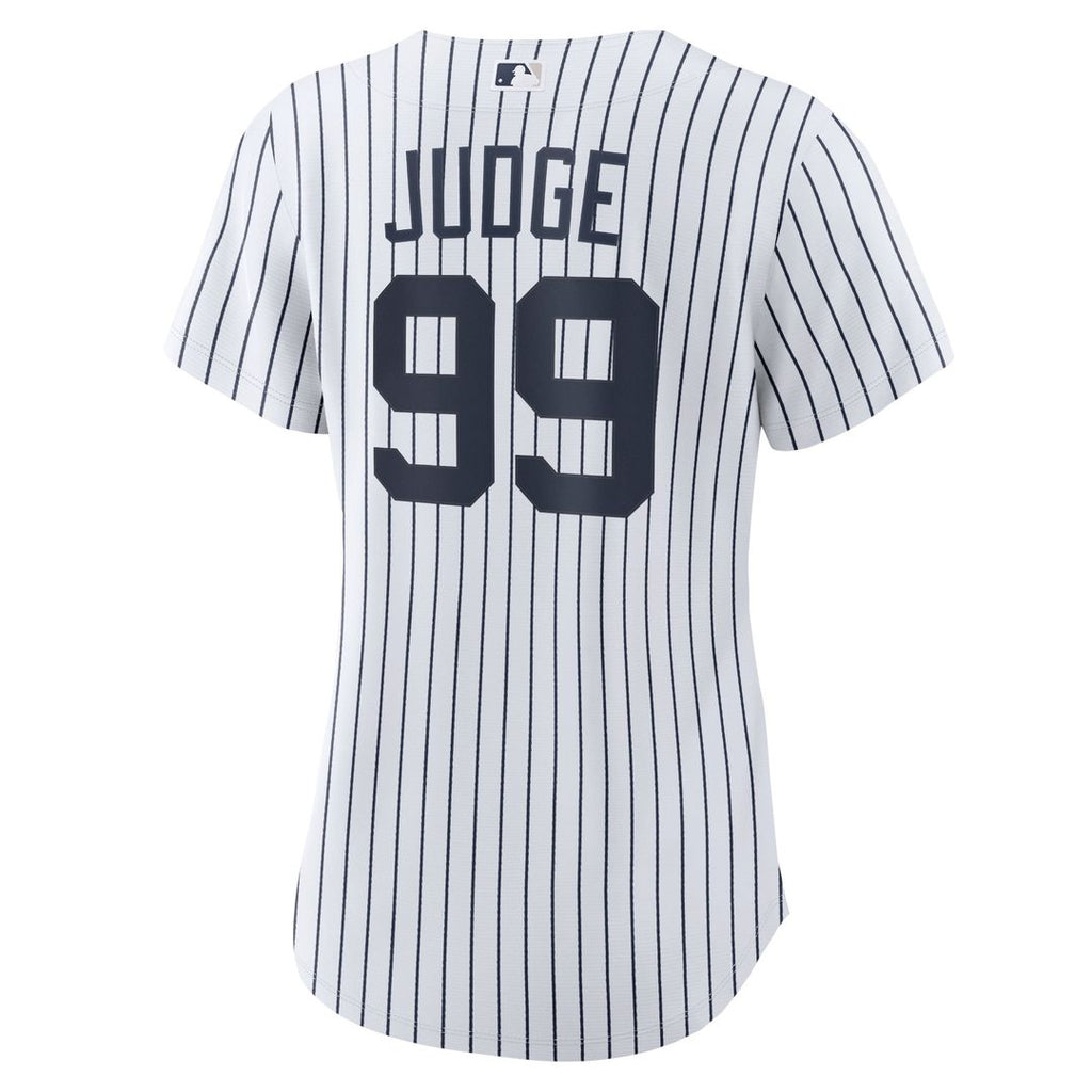 New York Yankees Aaron Judge Women's Home Replica Jersey — White