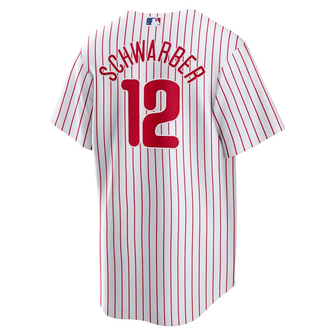 Philadelphia Phillies Kyle Schwarber Replica Jersey — White