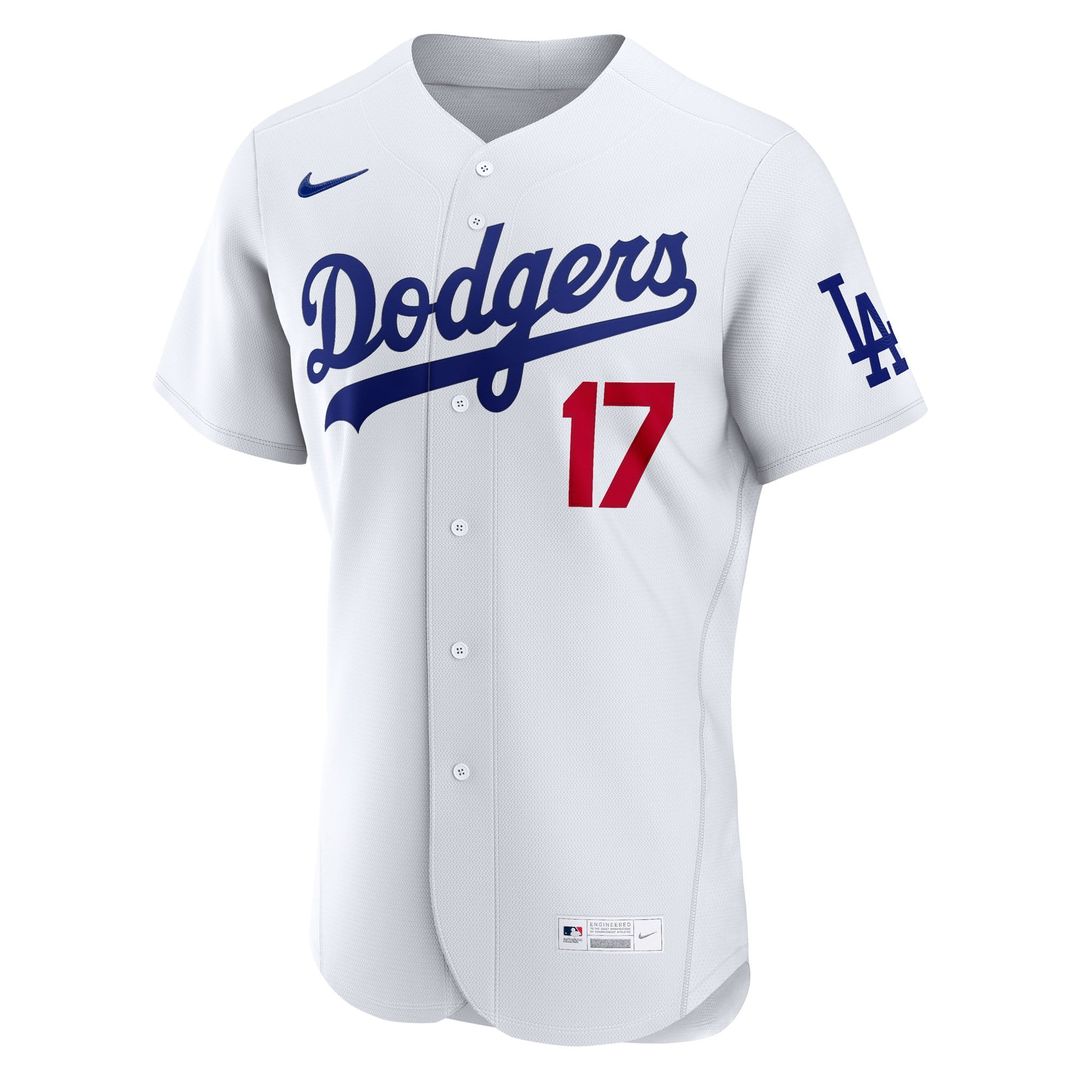Los Angeles Dodgers Shohei Ohtani Home Authentic Jersey — White