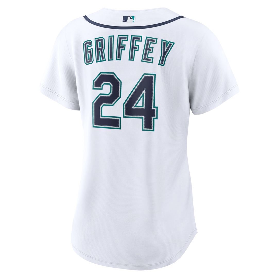 Seattle Mariners Ken Griffey Jr. Women's Home Replica Jersey — White