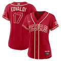 Texas Rangers Nathan Eovaldi Women's 2026 City Connect Stadium Jersey — Red