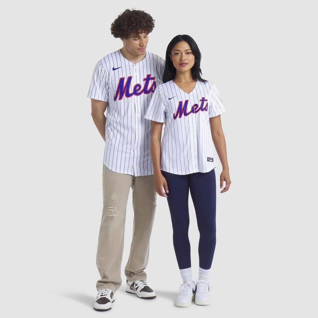 New York Mets Home Replica Team Jersey — White