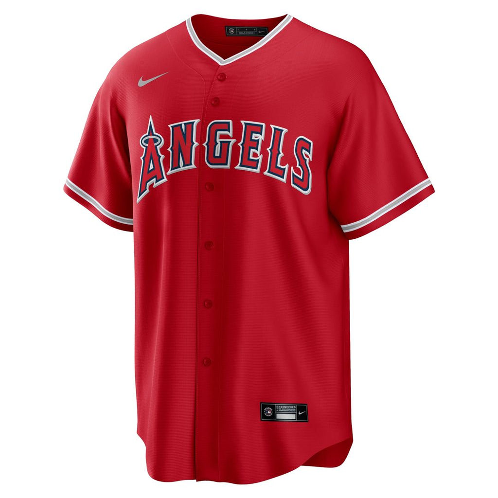 Los Angeles Angels Alternate Replica Team Jersey — Red