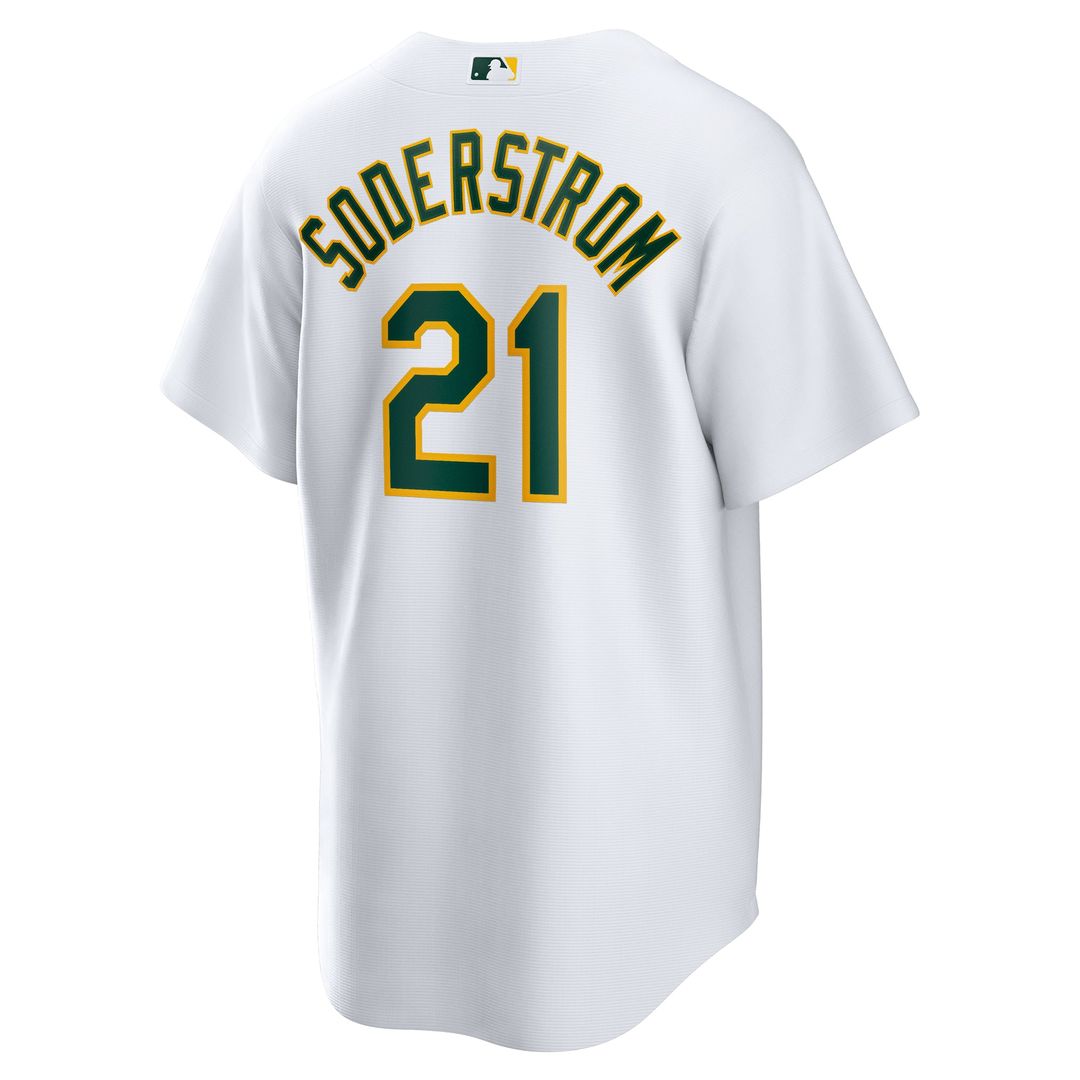 Athletics Tyler Soderstrom Home Replica Jersey — White