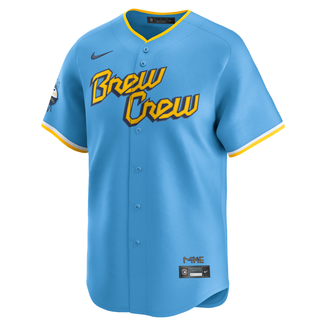 Milwaukee Brewers City Connect Limited Jersey — Light Blue