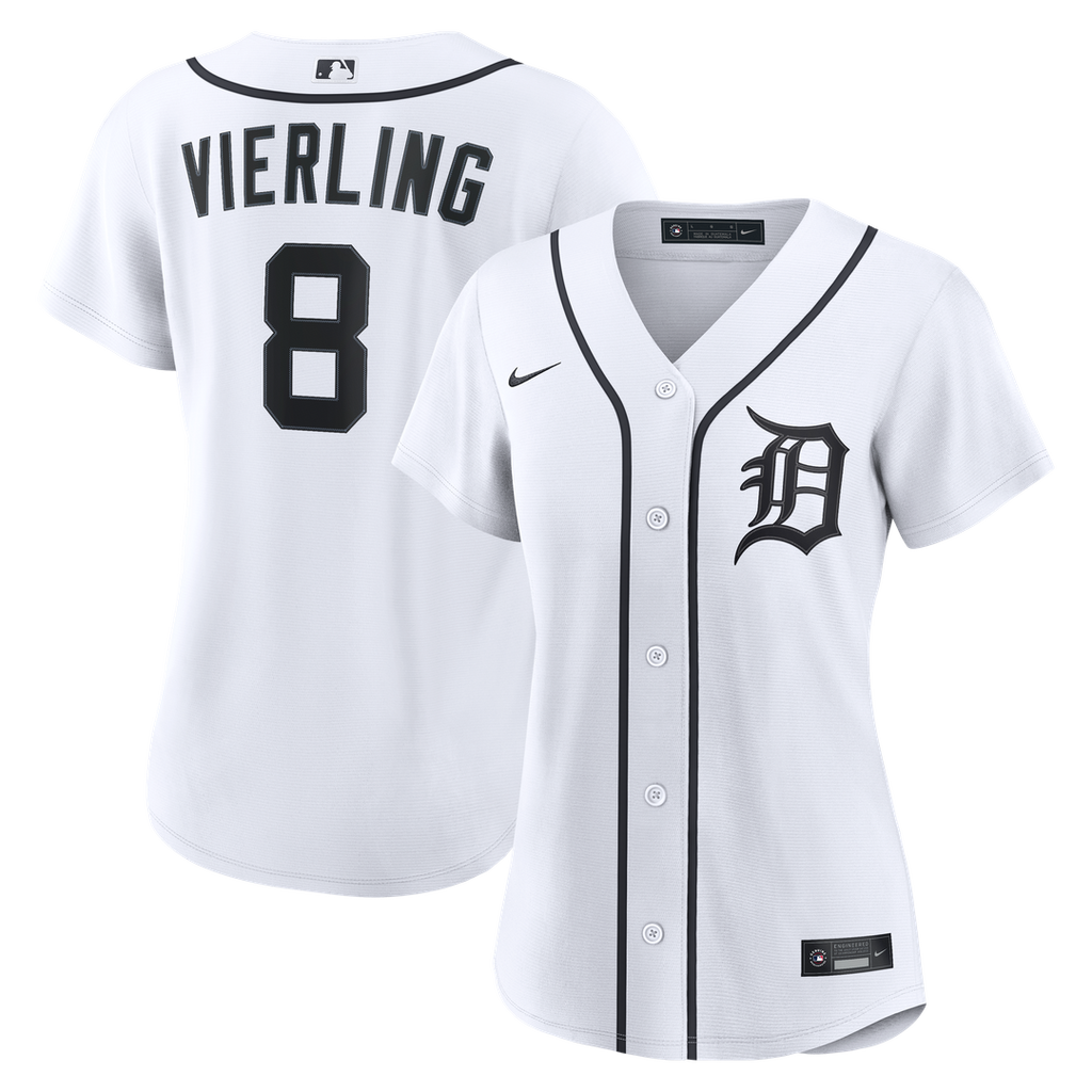 Detroit Tigers Matt Vierling Women's Home Replica Jersey — White
