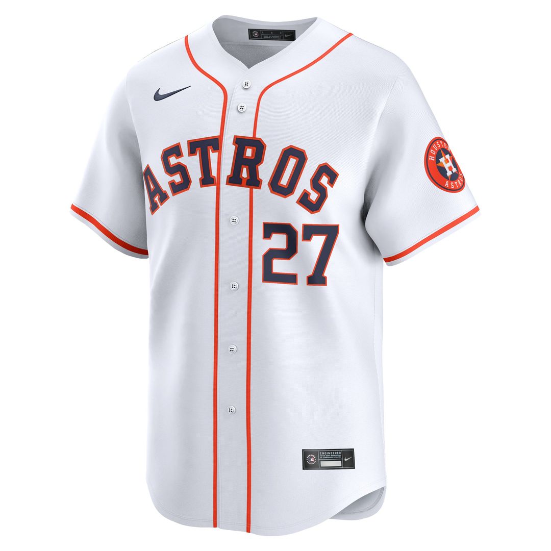 Houston Astros Jose Altuve Youth Home Limited Jersey — White