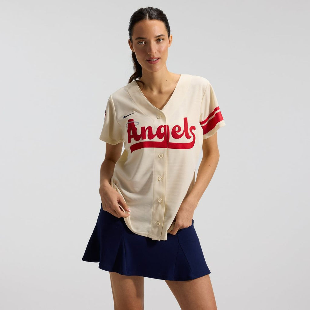 Los Angeles Angels Anthony Rendon Women's City Connect Replica Jersey — Cream