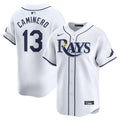 Tampa Bay Rays Junior Caminero Youth Home Limited Jersey — White