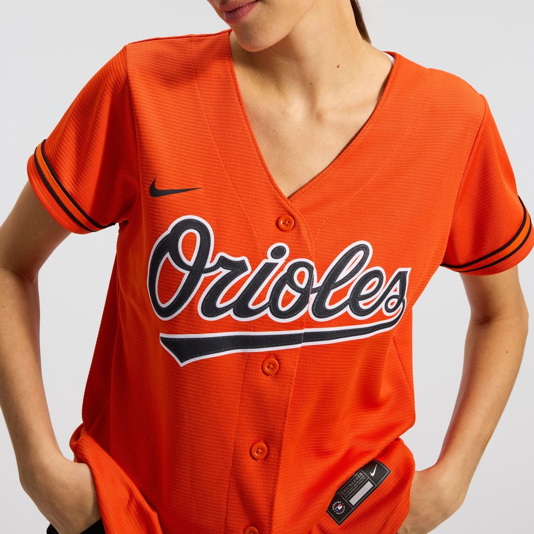 Baltimore Orioles Adley Rutschman Women's Alternate Replica Jersey — Orange