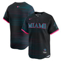 Miami Marlins 2025 City Connect Limited Jersey — Black