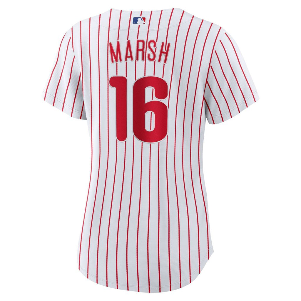 Philadelphia Phillies Brandon Marsh Women's Home Replica Jersey — White