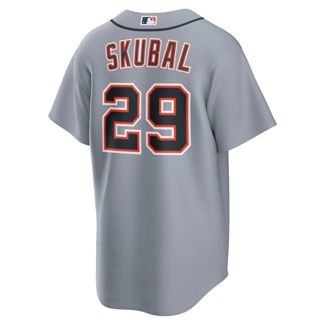 Detroit Tigers Tarik Skubal Road Replica Jersey — Gray