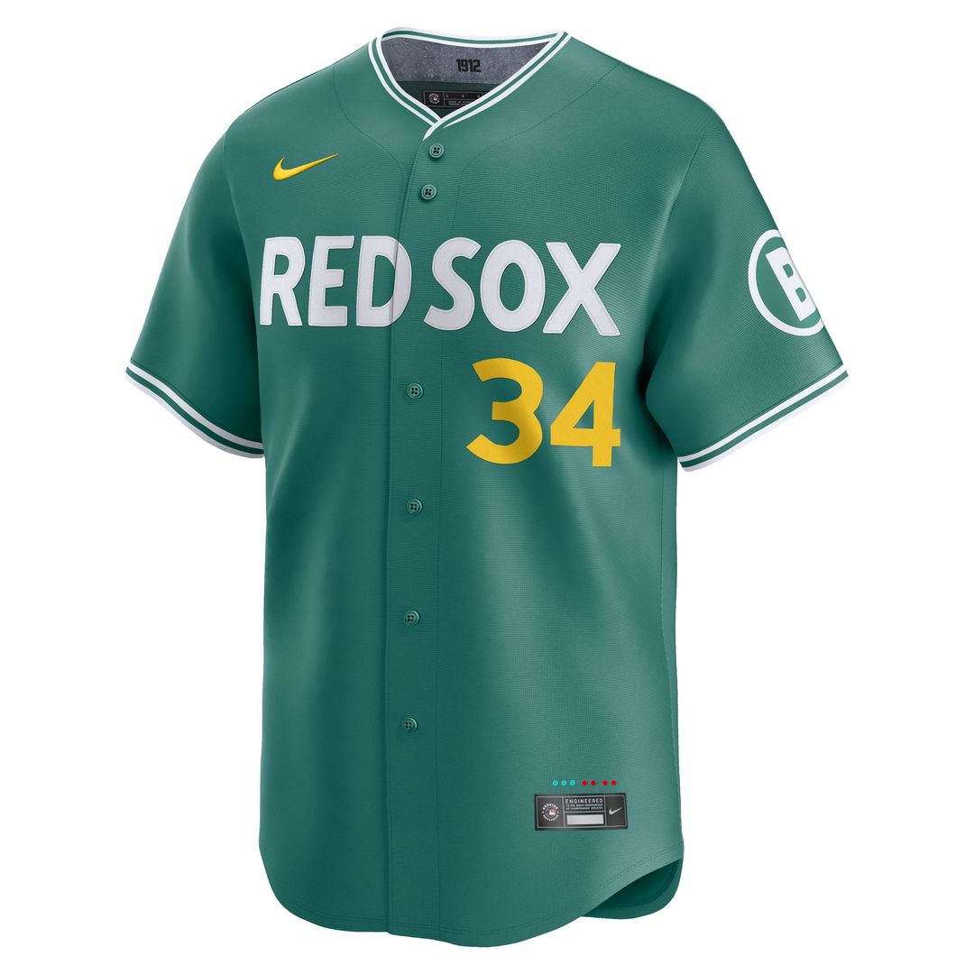 Boston Red Sox David Ortiz 2025 City Connect Limited Retired Player Jersey — Green
