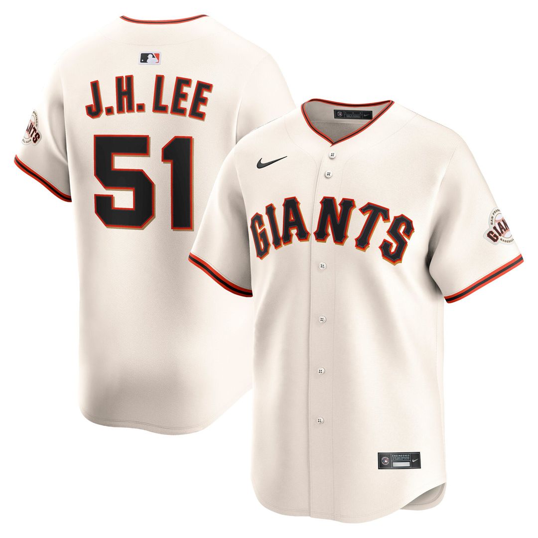 San Francisco Giants Jung Hoo Lee Home Limited Jersey — Cream