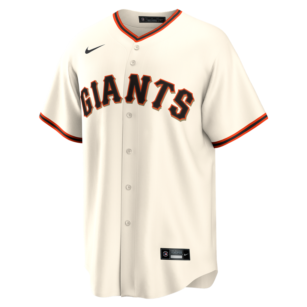 San Francisco Giants Evan Longoria Home Retired Replica Jersey — Cream