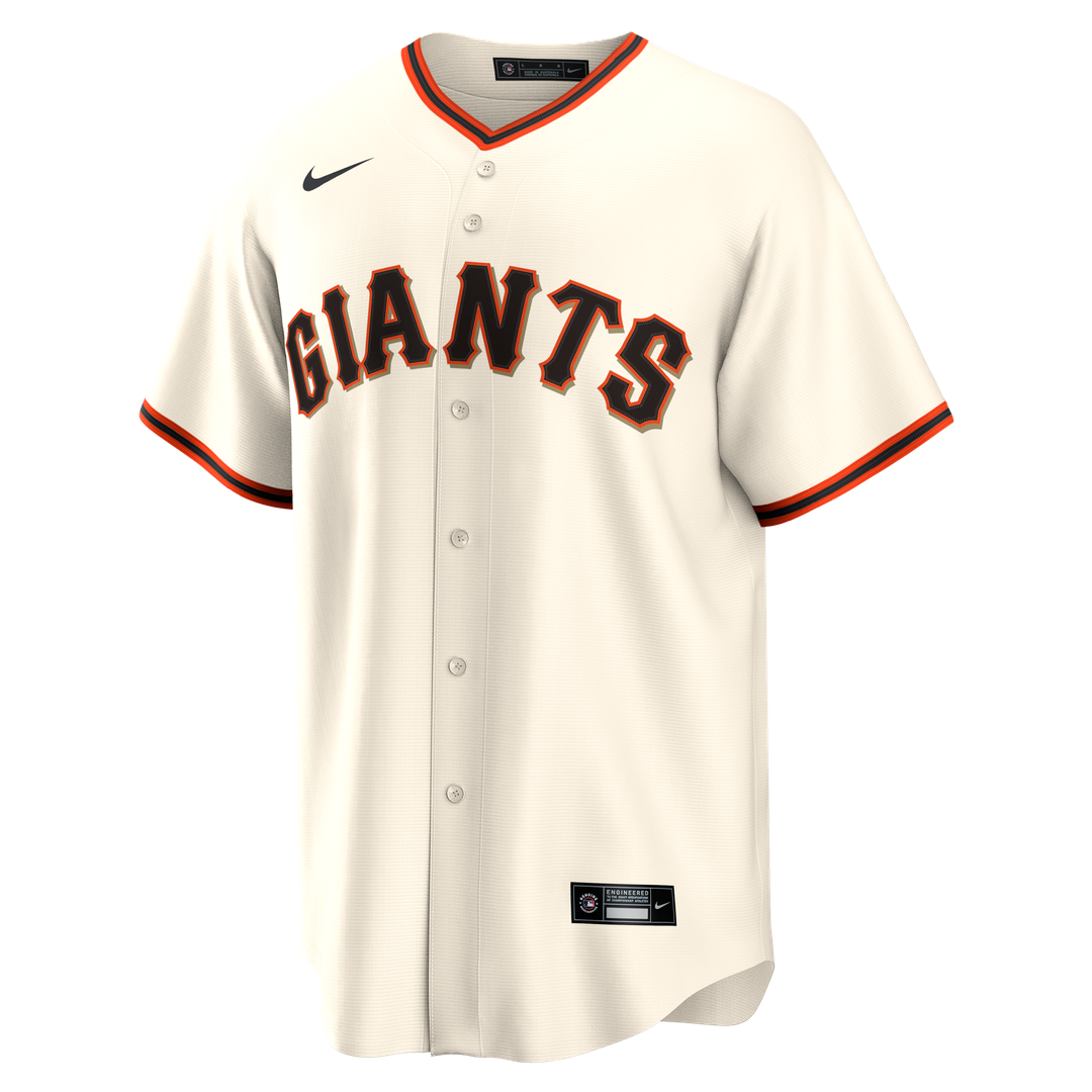 San Francisco Giants Evan Longoria Home Retired Replica Jersey — Cream