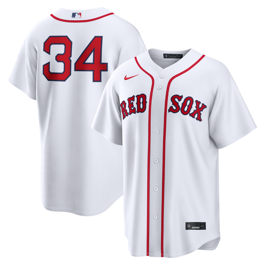 Boston Red Sox David Ortiz Home Replica Jersey — White