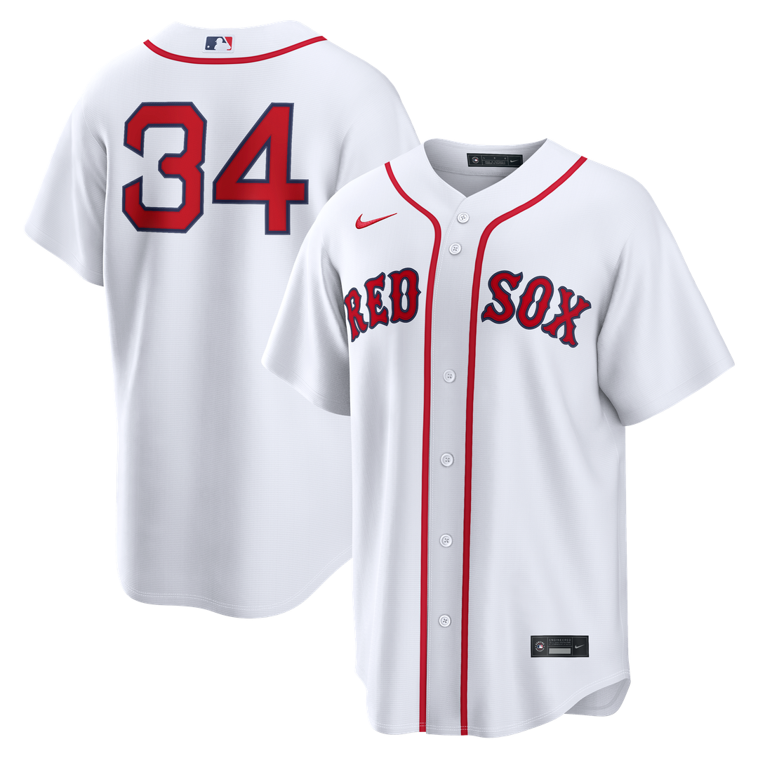 Boston Red Sox David Ortiz Home Replica Jersey — White