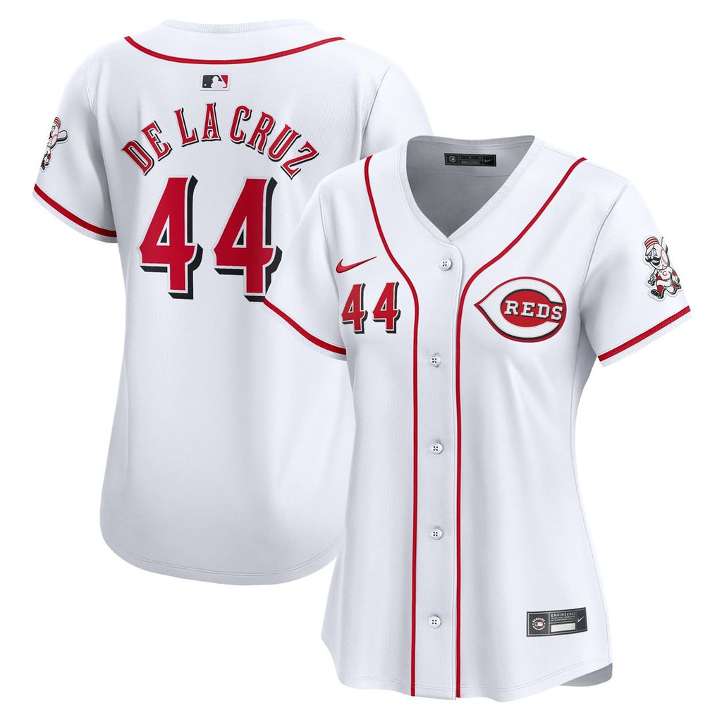Cincinnati Reds Elly De La Cruz Women's Home Limited Jersey — White
