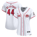 Cincinnati Reds Elly De La Cruz Women's Home Limited Jersey — White