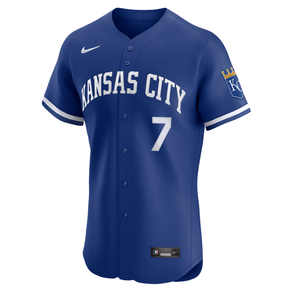 Kansas City Royals Bobby Witt Jr. Home ElitePlayer Jersey — White