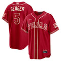 Texas Rangers Corey Seager 2026 City Connect Stadium Jersey — Red