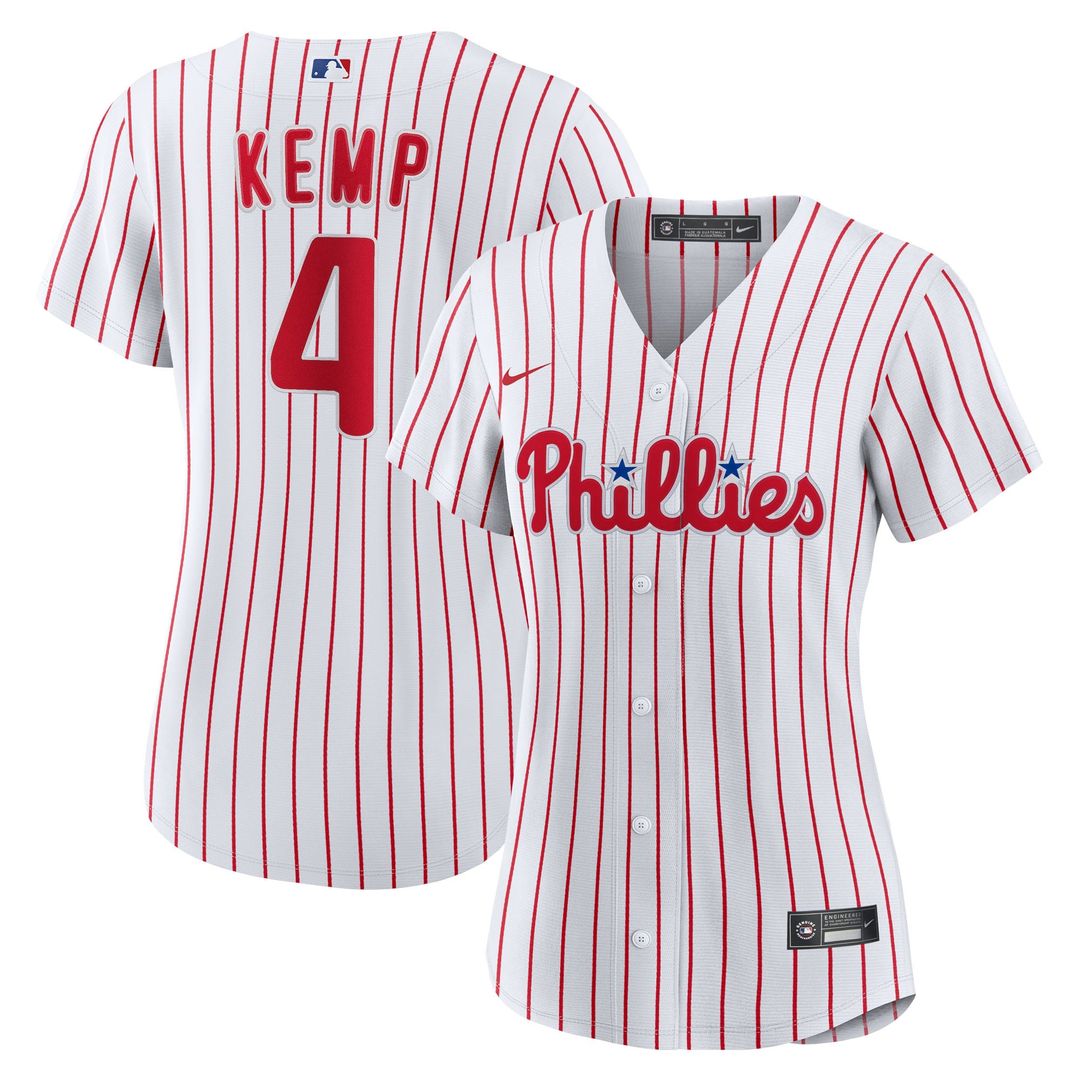Philadelphia Phillies Otto Kemp Women's Home Replica Jersey — White
