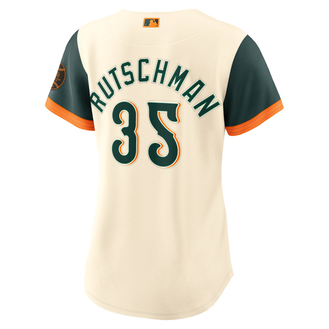 Baltimore Orioles Adley Rutschman Women's 2026 City Connect Stadium Jersey — Cream